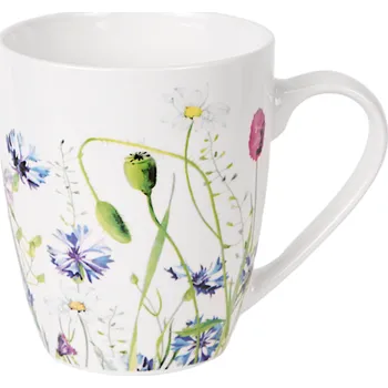 Porcelánový hrnek s dekorem odkvetlého Vlčího máku - 360 ml