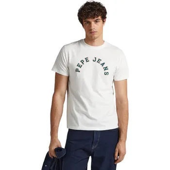 Pánské tričko PEPE JEANS PÁNSKÉ TRIČKO T-SHIRT WESTEND TEE FUTURE ECRU PM509124 803 Velikost: XL