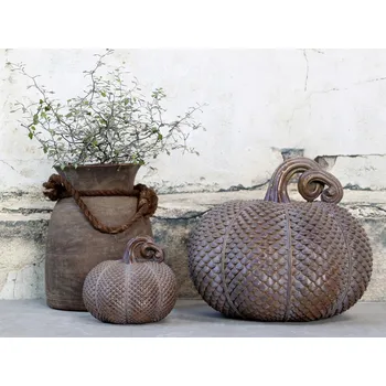 Mocca antik dekorace dýně Pumpkin antique L - Ø 29*25 cm