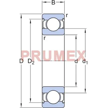 SKF 6020-2Z/C3 kuličkové ložisko