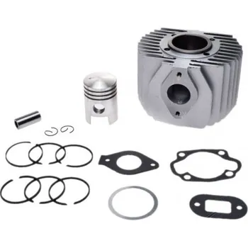 Válec motoru Jawa 50 Pionýr/Mustang - sada válce 40,00 mm (válec, pístní sada) (sada těsnění (těsnění pod válec, těsnění pod hlavu, těsnění svodu výfuku, těsnění mezi válec a kolínko karburátiru))