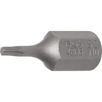 Příslušenství k nářadí BGS 4866, Bit | Délka 30 mm | pohon vnější šestihran 10 mm (3/8") | T-profil (pro Torx) T10
