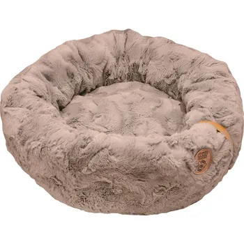 Pelíšek pro psa Huhubamboo ŇUŇU kulatý pelech hnědý 70 cm