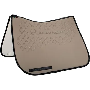 Jezdectví ACAVALLO Dečka podsedlová Gel Grip & Bamboo Fiber Acavallo, drezurní, terra/black COB/FULL