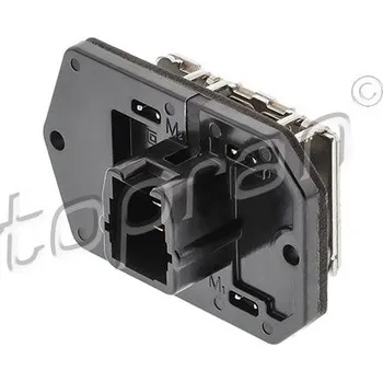 Ventilátor topení a klimatizace Odpor, vnitřní tlakový ventilátor TOPRAN 601 465