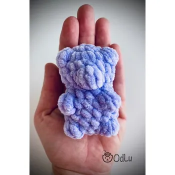 Příze Háčkovaný gumový medvídek s pískátkem uvnitř (Barva na přání)