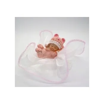 Party dekorace Figurka na dort - miminko HOLČIČKA V ÚPLETU