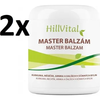 Tělový krém HillVital Master balzám, proti bolesti a otokům, 2x 250ml