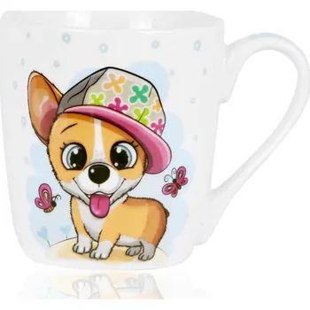 Porcelánový dětský hrneček Felix dekor č. 4 - 300 ml