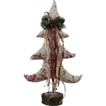 Vánoční dekorace Vánoční stromeček červený, X0047