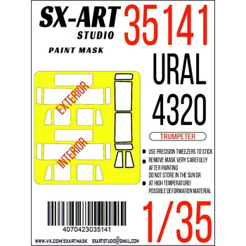 Plastikový model 1/35 Paint mask Ural-4320 (TRUMP)