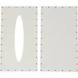 Sololak bílý sada kapes.24x13,5 s otvory 22B2413A