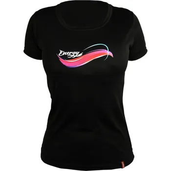 cyklistický dres HAVEN Cyklistický dres s krátkým rukávem - ENERGY SHORT - černá/růžová