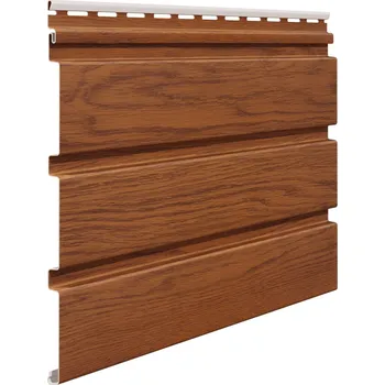 Obklad Střešní podhled SOFFIT siding SV-08 bez perforace zlatý dub dl. 2,7m pvc panel vhodný pro obložení podbití střechy