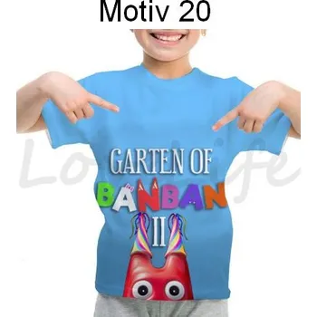 Dívčí tričko Roblox Chlapecká trika s krátkým rukávem - Garten Of BanBan Motiv: 20, Velikost: 140/10 let