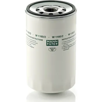 Filtr do auta Olejový filtr MANN-FILTER W 1160/2