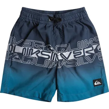 Pánská móda koupací šortky Quiksilver Everyday Wordblock Volley 13 - BYJ6/Navy Blazer 5 Years