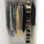 Závěsný organizér do skříně 10 přihrádek