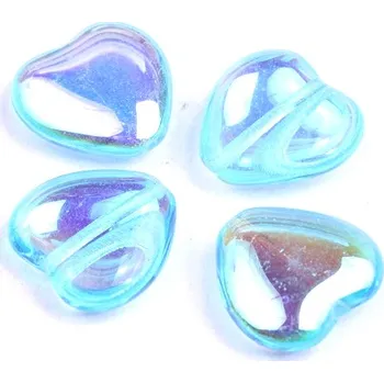 Dětské navlékací korálky Korálky srdíčka č.1327 (15x16mm)