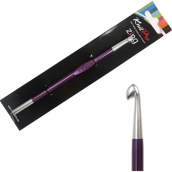 Jehlice Kovový háček Zing KnitPro 6 mm