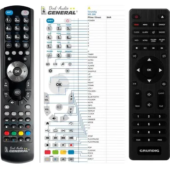 Dálkový ovladač General GRUNDIG MS 300 - náhradní dálkový ovladač