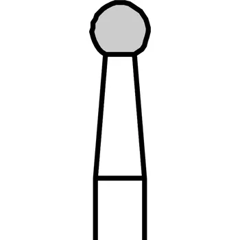 diamantový brousek | bílá kulička | do turbínky | ultra jemná zrnitost | 806 314 001 494 021