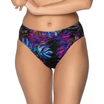 Dámské plavky Dámské plavkové kalhotky KFT15K Ibiza Tanga S-4XL - Gaia černá- MIX barev S