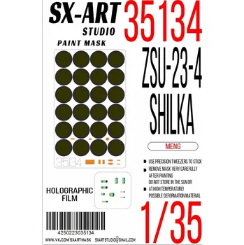 Plastikový model 1/35 Paint mask ZSU-23-4 Shilka (MENG)
