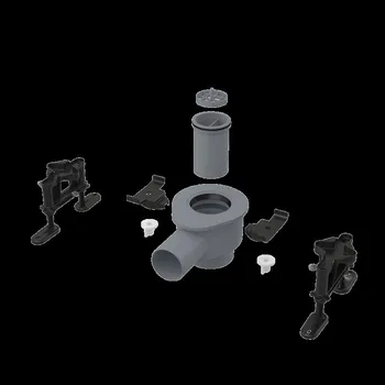 Obklad Sifon DN50 a sada nastavitelných noh