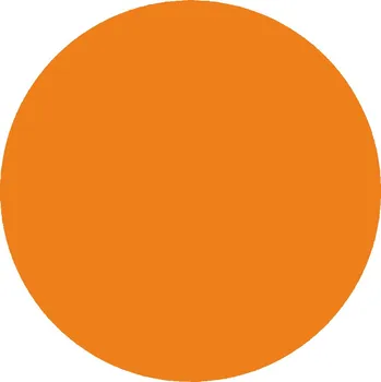 Značení Podlahová značka - Kruh oranžový podlahové samolepky průměr 50 mm
