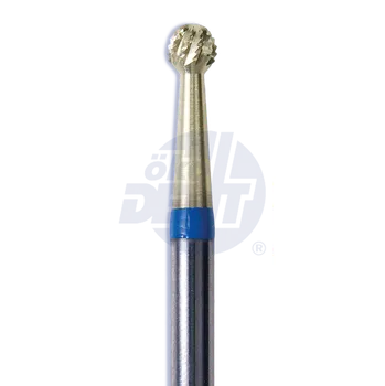 Příslušenství k frézce tvrdokovová chirurgická fréza ALLPORT | zelená kulatá, ozubená, potažená | do násadce | hrubá zrnitost | 500 104 001 534 027