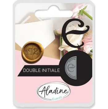 Sběratelství Aladine pečetidlo oboustranná iniciála - E -