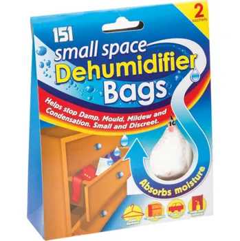 Odvlhčovač vzduchu Pohlcovač vlhkosti do malých prostor a šuplíků 2x36g