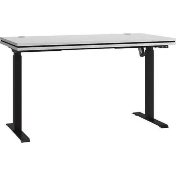 Psací stůl Výškově nastavitelný psací stůl Malta 161 světle-šedý, elektrická regulace výšky