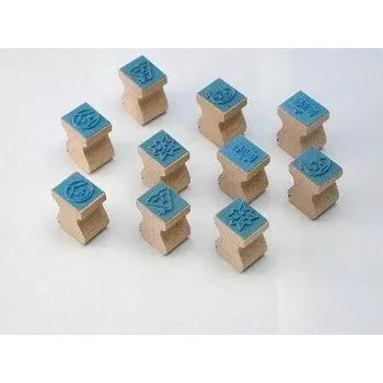 Razítko Známkovací razítka 1/10ks dřevěná