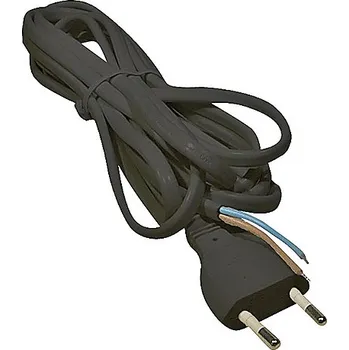 Napájecí kabel Flexošňůra 2x0,75mm 5m černá S19275