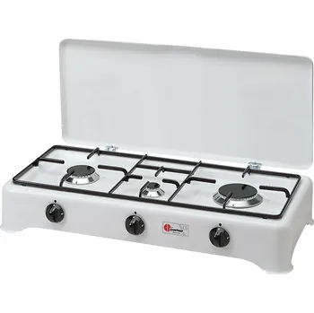 Sporák Vařič tříplamenný smaltovaný bílý