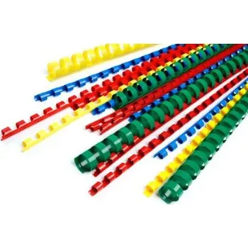 Vázací hřbet Plastové kroužkové hřbety P1120 pro vazbu 12.5 mm - žluté