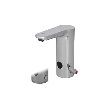 Vodovodní baterie Stojánková, senzorová, umyvadlová baterie Plano Sanela SLU41FB 9V baterie