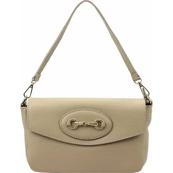 Kabelka Kožená kabelka Luka 20-050 béžová
