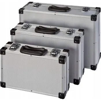 Sada 3 Ks hliníkový Alu kufr