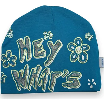 Čepice Hope Dívčí tyrkysová jarní čepice Barva: Tyrkysová