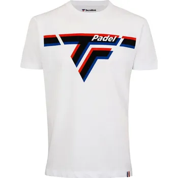 Pánské tričko Pánské tričko Tecnifibre Padel Tee White XS