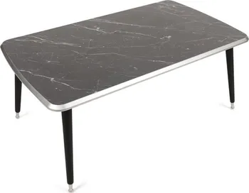 Konferenční stolek ASIR Harry 100 x 53 x 42 cm šedý/černý/stříbrný