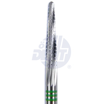 Příslušenství k frézce hrubá tvrdokovová fréza s hladkým břitem a s příčným řezem, kónus, zaoblený | do násadce | 500 104 194 HFQ 023