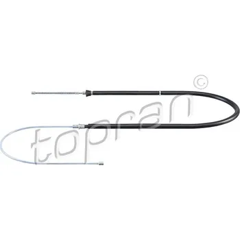 Lanko parkovací brzdy TOPRAN Tažné lanko, parkovací brzda 631 774