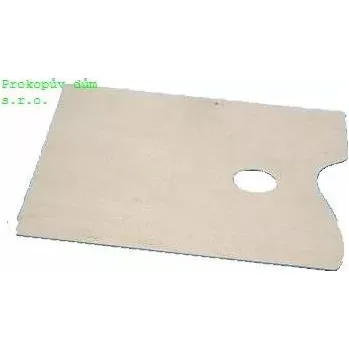 Vodová barva Paleta dřevěná č.81 obdélníková střední