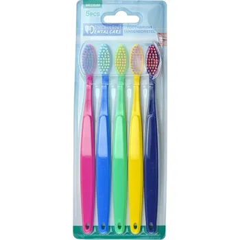 Zubní kartáček Excellent Dental Care Zubní kartáčky, sada 5ks MEDIUM
