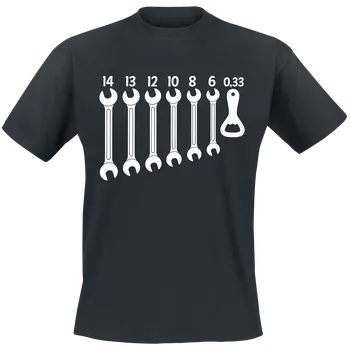 Otvírák Tričko z Alcohol & Party - Otvírák na láhve - Muži - černá