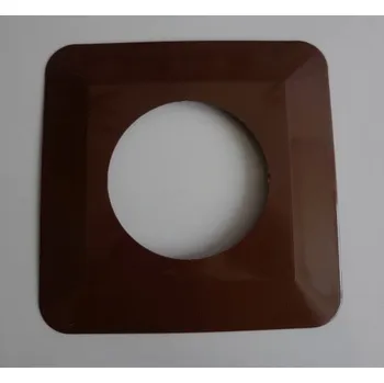vypínač Ochranný rámeček - hnědý